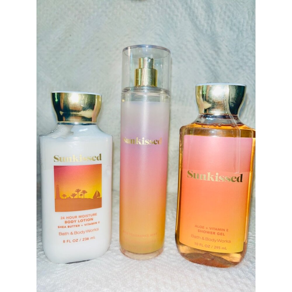 Sunkissed Bath‎ & Body Works 3 Piece Set NEW (Orig. $43.50)